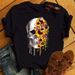 Foreign Trade Cross-border Skull Cartoon T-shirt, Fashionable And Cute Short-sleeved Top For Women In Summer_ecoleips.com