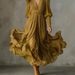 Bohemian Holiday Chiffon Pleated Lace Maxi Dress Women's European American Independent Website Style_ecoleips.com