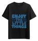 Women's T-Shirts Tshirt Muscle Freaks Enjoy Small Things Fashion Style_ecoleips.com
