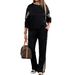 Women's Plus Size Fashion Leopard Print Hoodie With Relaxed Fit Drawstring Waist Pocket Pants Two Piece Set_ecoleips.com
