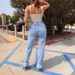 2022 European And American Cross-border New Style Casual Straight-leg Ripped Slim-fit Women's Jeans_ecoleips.com