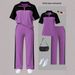 Stylish Two-Piece Wide Leg Jogger Set For Women - Comfortable Autumn Casual Outfit With Flattering Fit_ecoleips.com