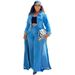Women's Loose Denim Long Coat European American Style Button Cardigan Trench Coat Jacket With Long Sleeves For Autumn Winter_ecoleips.com