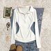 Women's Slim-Fit Long Sleeve Color-Blocked Layered Look T-Shirt - Casual Elegant Style, Comfortable Polyester Blend, S/M/L/XL/XXL_ecoleips.com