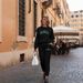 Women's Casual Crew Neck Sweatshirt & Sweatpants Set - Soft Polyester Lounge Wear With Stylish Print - Comfortable Matching Outfit_ecoleips.com