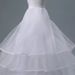 Elegant Wedding Petticoat Crinoline With Hoop Skirt, White Lolita Cosplay Dress Puffy Underskirt For Bridal Gown & Stage Performance_ecoleips.com