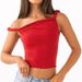 European American Women's Summer Solid Color Sleeveless Crop Top Sexy Twist Shoulder Strap New Style Wholesale_ecoleips.com