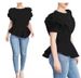 Solid Ruffle Short Sleeve Mini Dress For Women Summer New Arrival_ecoleips.com
