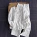 Women's Clothing I Like It Very Much I Recommend It French High End Exquisite White Linen Shirt Tops For Women_ecoleips.com