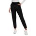 Women's Clothing Drawstring Plus Velvet Sports Pants Outer Wear Warm Drawstring Plus Velvet Thickened Sports Pants_ecoleips.com
