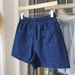 Women's Clothing Retro Denim Summer New Hot Pants Shorts Women Summer Thin High Waist A Line Loose Casual Five Point Pants_ecoleips.com