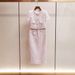 SP Women's Beaded Jacket & Slit Skirt Set - Sweet Spring Outfit, Elegant Two-Piece Suit_ecoleips.com