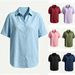 High-End Women's Casual Lapel Shirt Spring/Summer Loose Fitting Versatile Clothing_ecoleips.com