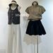 White Micro-elastic High-waisted Women's Jeans For Spring And Summer, Vintage Washed, High-end Blue Wide-leg Cropped_ecoleips.com