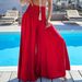 Aria Basics 2025 European And American Women's Fashion Independent Site Spring/Summer New Solid Color High-Waisted Gathered_ecoleips.com