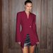 2025s Wind 2025 Winter New Women's Fashion Advanced Design Temperament Slimming Solid Color Button Suit Coat For Women_ecoleips.com