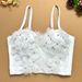 Women's Clothing Small Flower Beaded Fishbone Bra With Chest Pads High End Outer Wear Sexy Disco Wear With Tube Top_ecoleips.com