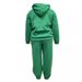 Women's Clothing Spring And Summer New Hooded Top Two Piece Set_ecoleips.com