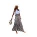 2025 Spring Summer New INS Internet Celebrity Style Leopard Print Flared Midi Skirt For Women_ecoleips.com