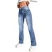 New Women's Slim Fit Jeans Elastic Waistband Hip Lifting Design Direct from Source Factory Cross Border_ecoleips.com