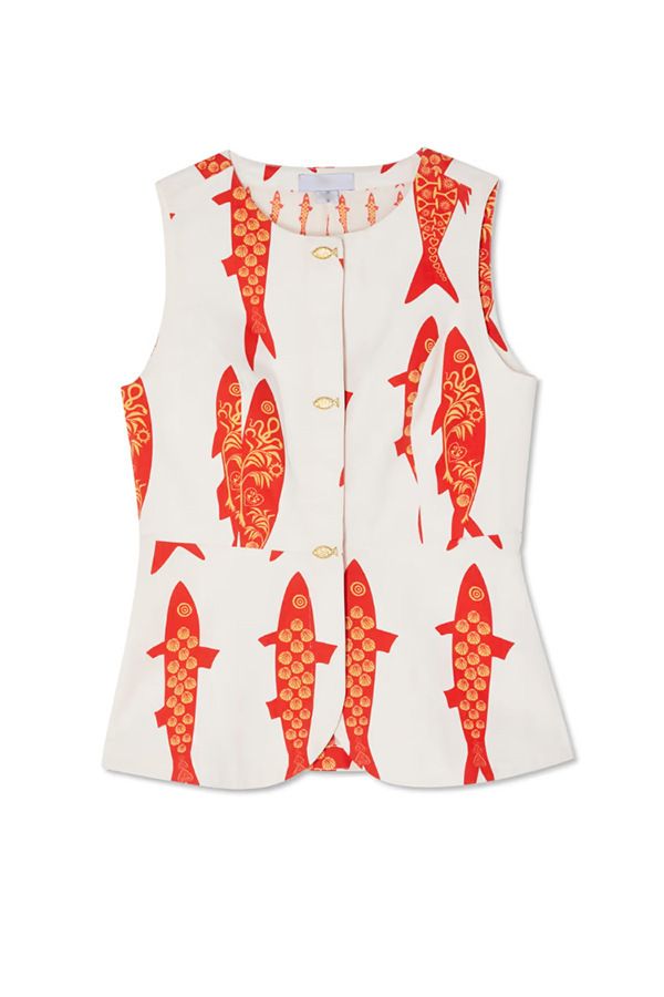 Women's Printed Two-Piece Suit Vest And Trousers Loose Elastic Waist Spring Summer Vacation INS Style_ecoleips.com