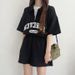 Women's Clothing Fashion Suit For Women In Summer Sleeveless Hooded Striped Knitted Top High Waist Wide Leg Pants Two Piece Suit_ecoleips.com