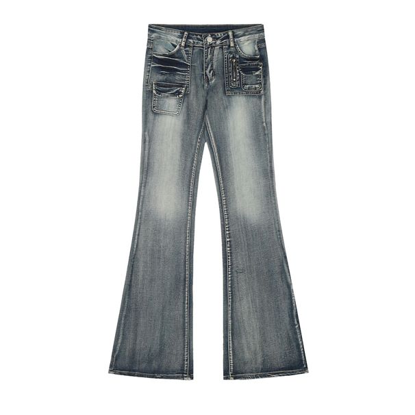 Women’s Clothing Brand Street Fashion Denim Flared Slim Fit Women's Hot Girl Jeans_ecoleips.com