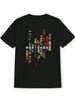 Radiohead Letter Printed Short Sleeves T-shirt Round Neck Top For Summer Women Fans Of Rock T-shirts Of Rock Group Tee Tops_ecoleips.com