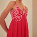 Women's Clothing Summer New Fashion Elegant Red Fish Shaped Top Long Dress Backless Suspender Skirt_ecoleips.com