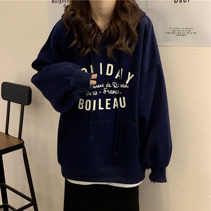 super Popular Women's Sweatshirt Spring, Autumn, And Winter, Thin, Loose, Korean Style, Student CEC Hoodie_ecoleips.com