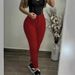 High Waisted Slim Fit Skinny Casual Pencil Pants For Women Trendy Spring Autumn New Style Bottoms_ecoleips.com