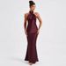 European And American Style 2024 Summer New Fashion Backless Sleeveless Dress Elegant Gown Wholesale For Women_ecoleips.com
