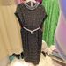 Elegant Women's Pearl-Embellished Maxi Dress Flowy Pleated A-Line Tunic With Loose Fit For Spring Summer Office To Evening_ecoleips.com