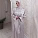 Women's Clothing Print Elegant Temperament Long Sleeved Long Skirt Loose And Comfortable Dress_ecoleips.com