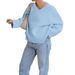 Diyun European And American Casual Simple Solid Color Long Sleeve Shirt Woolen Women's Clothing 2025 Autumn_ecoleips.com