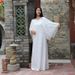 2025 Muslim Women's Clothing Dubai Abaya Black And White Two-Piece Set Islamic Arabic Robe_ecoleips.com
