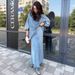 Women's Autumn Winter Fashion Shirt Temperament Button Tie Loose Coat Denim Suit European American Style Muslim Clothing_ecoleips.com