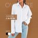 2025 Cotton Blend Large Cuff Long Sleeve Mid-Length Shirt Women Loose Blouse Spring Autumn New Women's Fashion_ecoleips.com