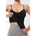 Women's Clothing Seamless High Elastic Sports Yoga Bra Vest Integrated Detachable Chest Pad Adjustable Shoulder Strap Short Interior_ecoleips.com