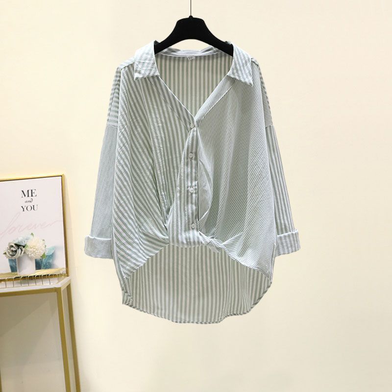 Women’s Clothing Large Size 200 Pounds Fat Girl Summer Suit Female Striped Shirt Small Suspenders Slim Jeans Three Piece Suit_ecoleips.com