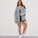 K Women's Fashion Denim Long Sleeved Tattered Tassel Cardigan Jacket_ecoleips.com