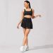 Cross-border European And American Women's Fashion Skirt-pants, Anti-exposure, New Summer Style, High-waisted, Lace-up,_ecoleips.com