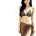 Sexy Bikini Three-piece Swimsuit Women, Pure Alluring Style, Slimming And Tummy-concealing, Suitable For Vacation_ecoleips.com