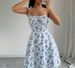 2026 Cross-border Vacation Style Summer French Resort New Elegant Floral Print Strap Dress Short Skirt Women's Clothing_ecoleips.com