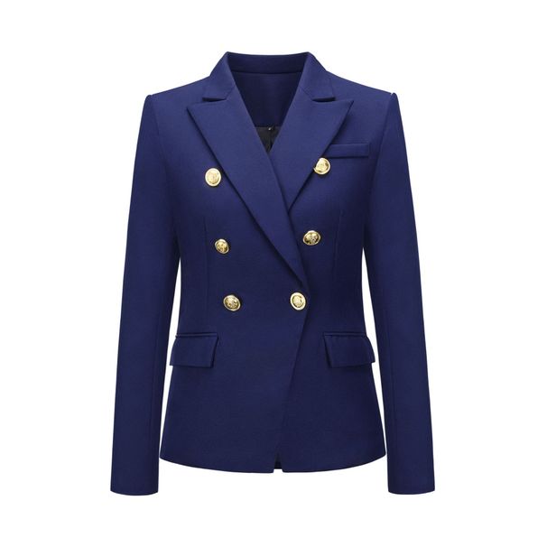New Women's Autumn And Winter Mini Thousand Bird Grid Suit, Fashionable Short Style Double Breasted Jacket_ecoleips.com