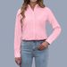 Women's Clothing Large Size Foreign Trade Polo Collar Women's Shirt Loose Fashion Temperament Solid Color_ecoleips.com