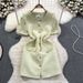 Inspired French V Neck Summer Dresses Women's Clothing Chic Slimming Unique Stylish Dress Exude Sophistication_ecoleips.com