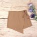 Suitable For All Seasons Women's Irregular Bandage Summer Short Skirt Thin Pants_ecoleips.com