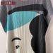New Pleated Spring-summer European And American Printed Graffiti Character Sleeveless With Belt, High-end Women's Dress_ecoleips.com