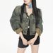Orange Silk Women's Clothing # American Fashion Brand Denim For Women In Spring Summer Design Sense Washed And Worn_ecoleips.com